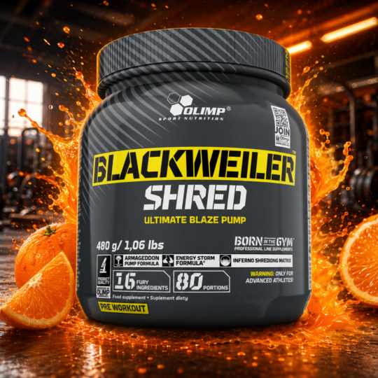 OLIMP NUTRITION BLACKWEILER SHRED 480g EXOTIC ORANGE