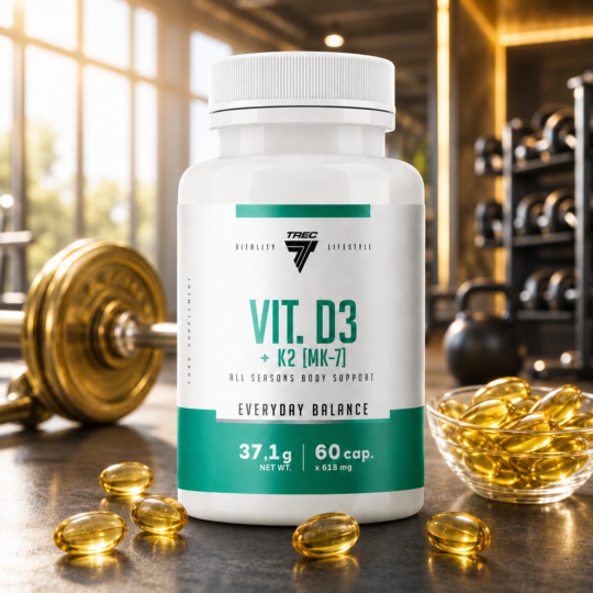 Trec Nutrition Wit.D3 + K2[MK-7] 60 kap.