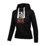 PIT BULL Hooded Woman Cal Flag Black