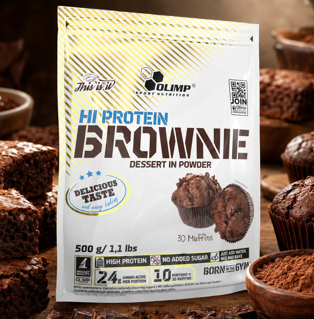 Olimp Hi Protein Brownie Chocolate 500g