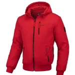 PIT BULL HOODED JACKET SPINNAKER 2 RED
