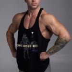 Trec Wear STRINGER 123 ONE MORE REP BLACK