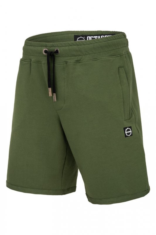 Octagon Shorts Logo Rubber Khaki