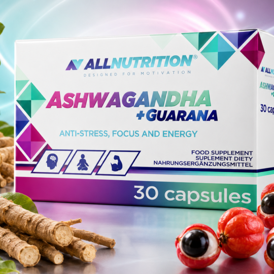 ALL NUTRITION ASHWAGANDHA + GUARANA – 30 cap