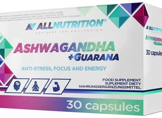 ALLNUTRITION ASHWAGANDHA + GUARANA – 30 cap