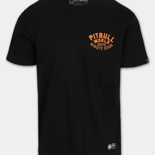 PIT BULL Men's T-Shirt GUARDIAN ANGEL - Black