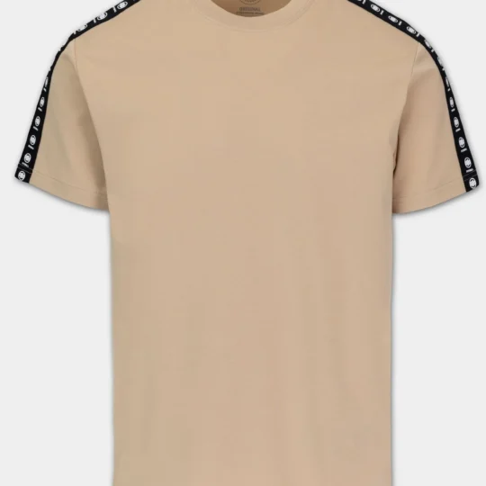 PIT BULL Men's T-Shirt TAPE NUGGET - Sand