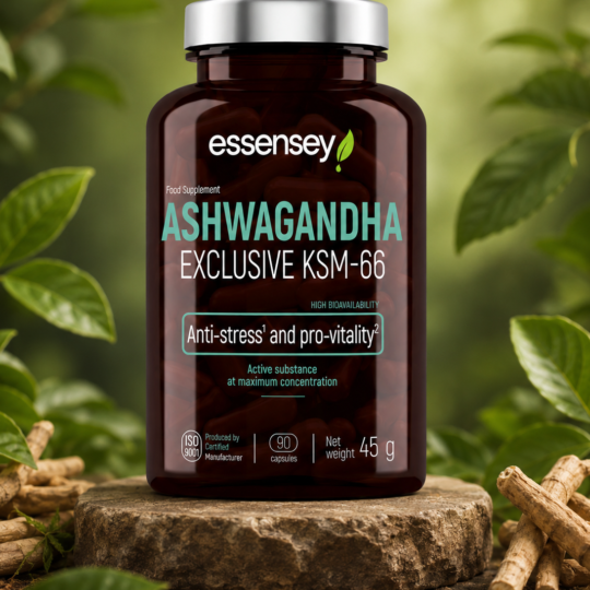 ESSENSEY ASHWAGANDHA EXCLUSIVE KSM-66  90 CAPSULES
