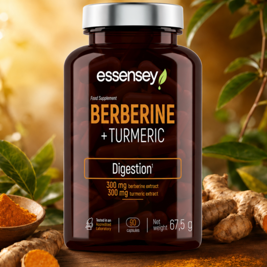 ESSENSEY BERBERINE + TURMERIC – 90 CAPSULES