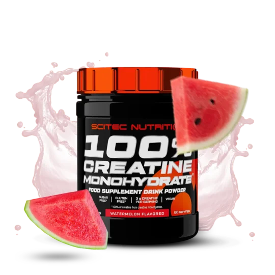 SCITEC NUTRITION 100% Creatine Monohydrate 300g.  Flavored