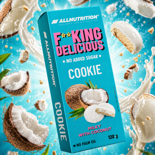 ALL NUTRTION F**KING DELICIOUS COOKIE 128g MILKY WITH COCONUT