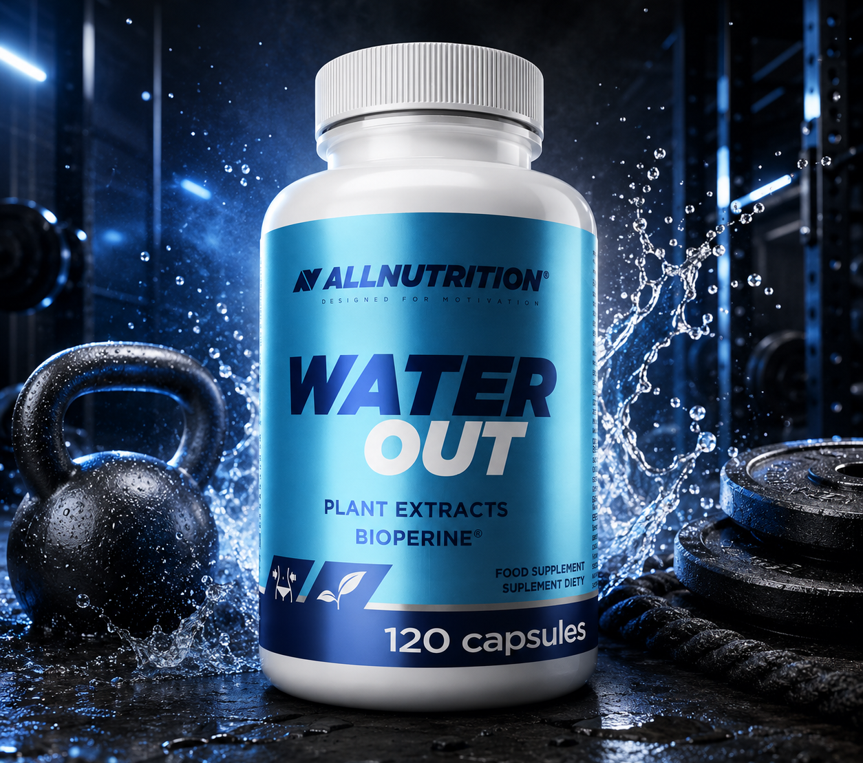 ALL NUTRTION WATER OUT 120 Caps.