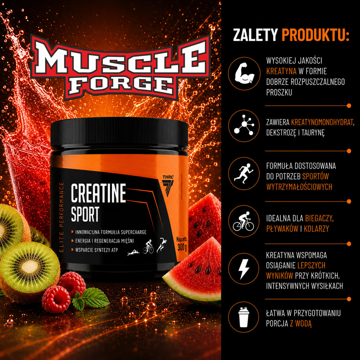 Trec Nutrition Creatine Sport 300g Voordelen